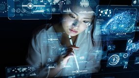 GUI (Graphical User Interface) concept. Communication network. - Powered by Shutterstock - Get 15% off with code: PIKWIZARD15