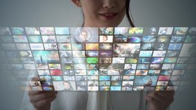 Social networking concept. Streaming video. - Powered by Shutterstock - Get 15% off with code: PIKWIZARD15
