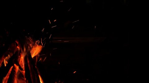 Fire Amber And Sparks Stock Footage Video 100 Royalty Free 4743071 Shutterstock