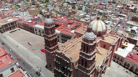 Zacatecas City Center Drone Footage