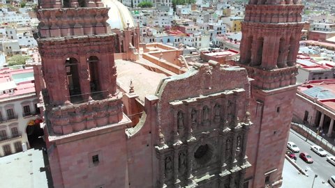 Zacatecas City Center Drone Footage