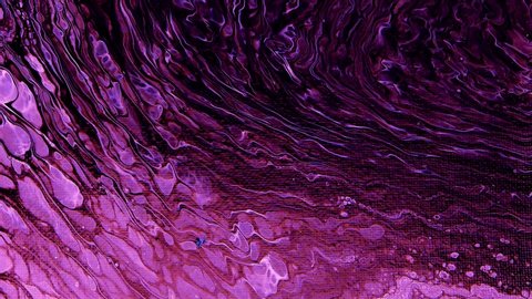 An acrylic pouring artwork which is animated to flow : vidéo de stock