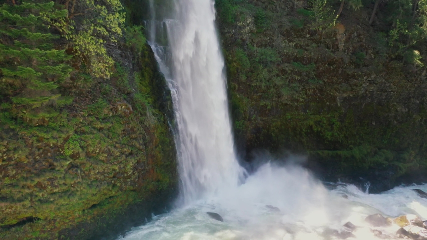 Mill Creek Falls in Southern Oregon on the upper Rogue River.