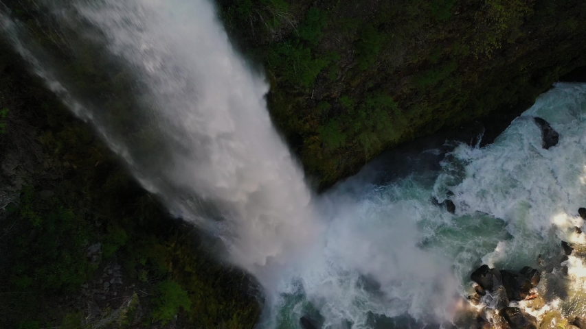 Mill Creek Falls in Southern Oregon on the upper Rogue River.