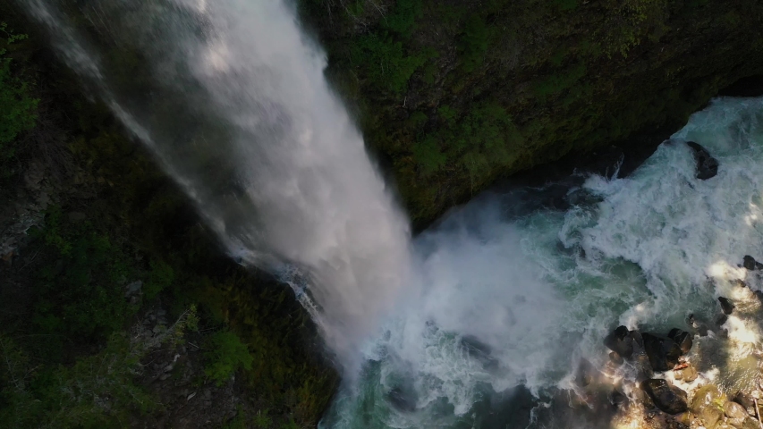 Mill Creek Falls in Southern Oregon on the upper Rogue River.