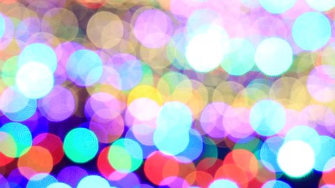 Colorful Flashing Bokeh Decorating Background Stock Footage Video (100% ...