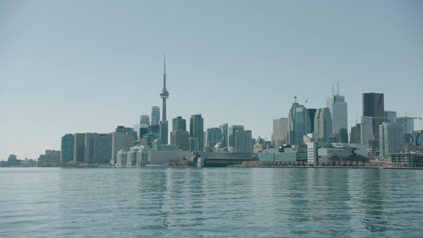 Torono skyline with skyscrapers