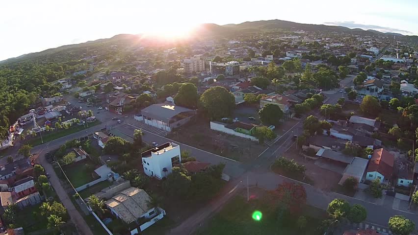 Cidade de Bonito - Mato Grosso do Sul (Aerial)