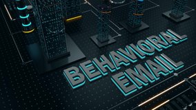 Behavioral email concept for modern abstract digital town - Powered by Shutterstock - Get 15% off with code: PIKWIZARD15