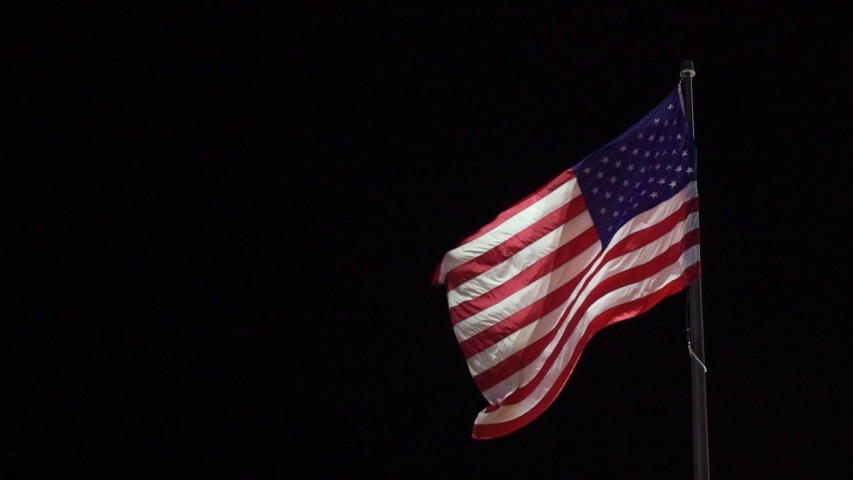 Usa Flag At Black Background Stock Footage Video 100 Royalty Free 1030423748 Shutterstock