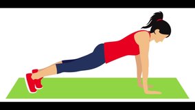 Push ups video for your next fitness project
