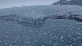 Iceland Vatnajökull glacier overcast drone 28mm 4k dlog