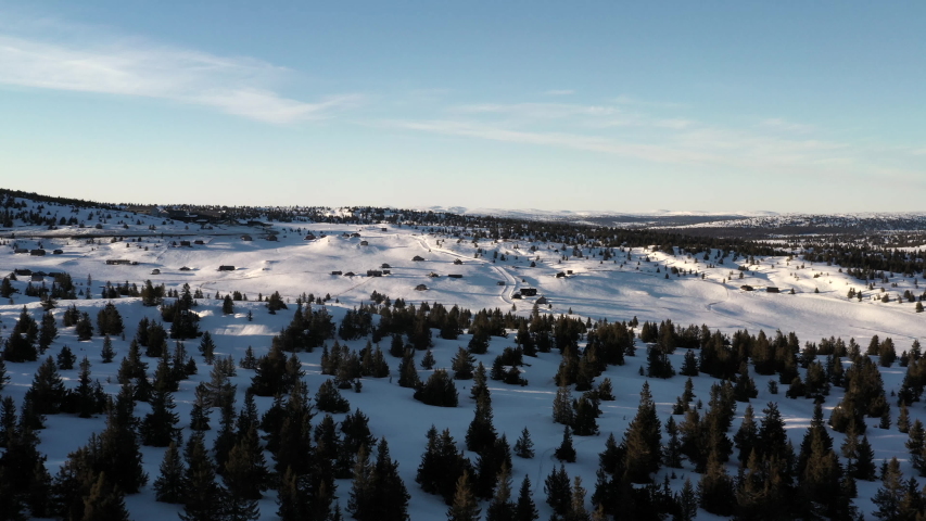 The Hafjell ski area in south Norway