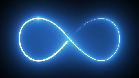 Abstract Background Infinity Sign Digital Background Stock Footage ...