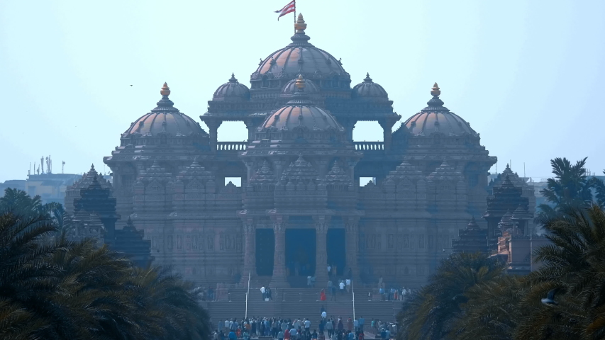 Akshardham Temple Stock Video Footage - 4K and HD Video Clips ...