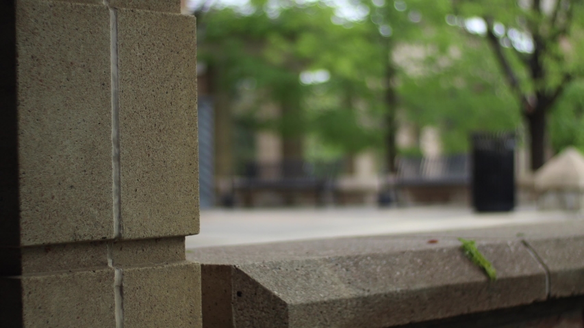4K 24p, A footage of the outside of CU Boulder Mathematics Building.