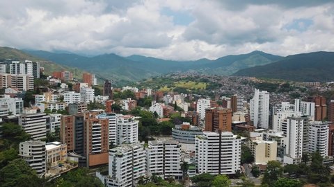 Drone Aerial footage of Cali, Colombia - South America