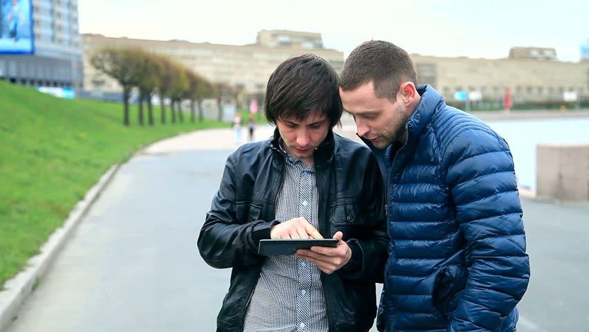 the guys with the tablet