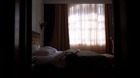 Maid Cleans Hotel Rooms Stock Footage Video (100% Royalty-free