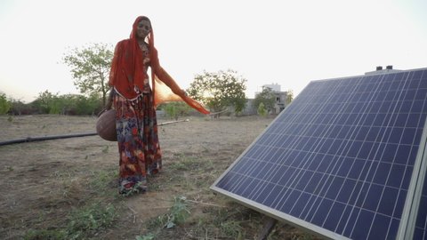 Solar panels in India (renewable energy)
