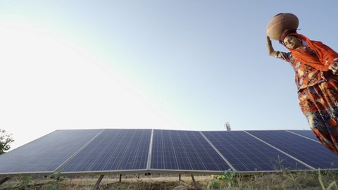 Solar panels in India (renewable energy)