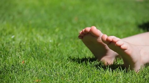 Bare Feet On Green Grass Copy Stock Photo 251448517 | Shutterstock