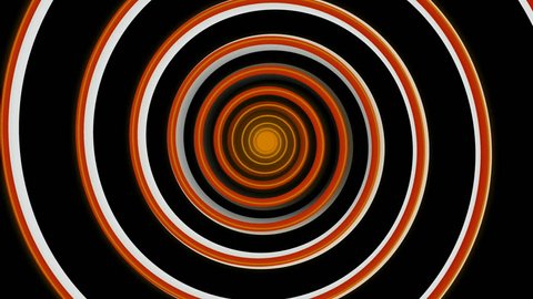 Colorful hypnotic spiral