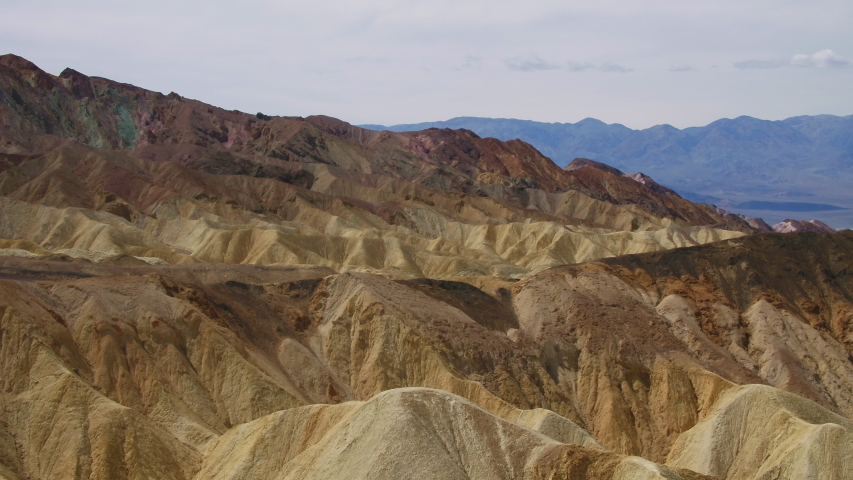 Death Valley Aerial Twenty Mule Team Canyon, California