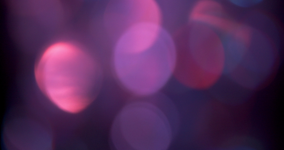 pink bokeh video overlay