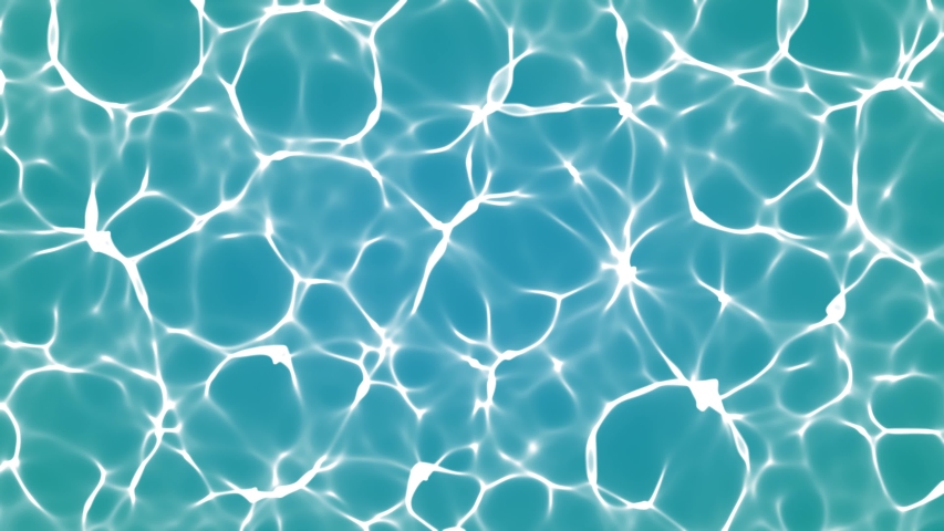 4K Top view of crystal clear water, looped background, natural texture ...