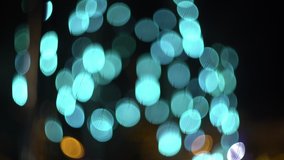 ambient abstract bokeh particles background 4k video