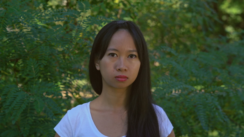 Student has fun shows different emotions