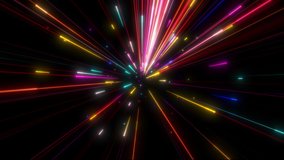 Colorful Supersonic Light Streaks Looping Background - Powered by Shutterstock - Get 15% off with code: PIKWIZARD15
