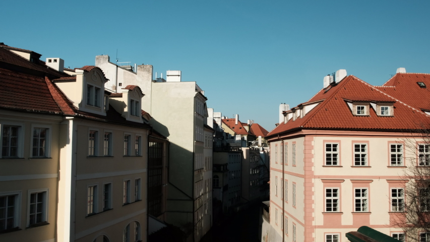Buildings Prague Czech Republic. Architecture of the city of Prague Czech Republic 03.21.19