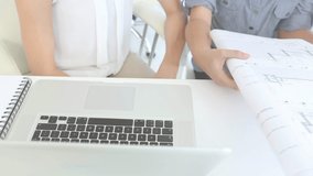 Digital composite of a group of colleagues planning using a flowchart with flowchart in the foreground - Powered by Shutterstock - Get 15% off with code: PIKWIZARD15