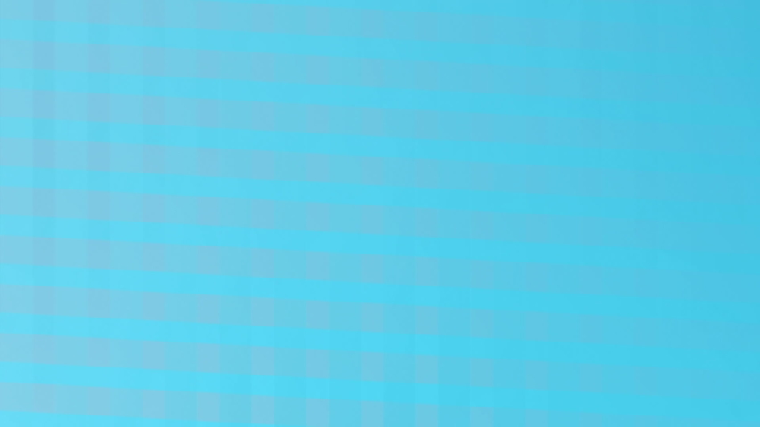 Digitally generated animation of a bridge with cars and clouds and background of blue vertical lines