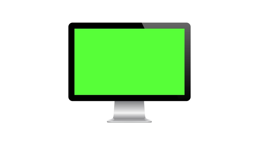 Green Screens Turn Stock Footage Video 