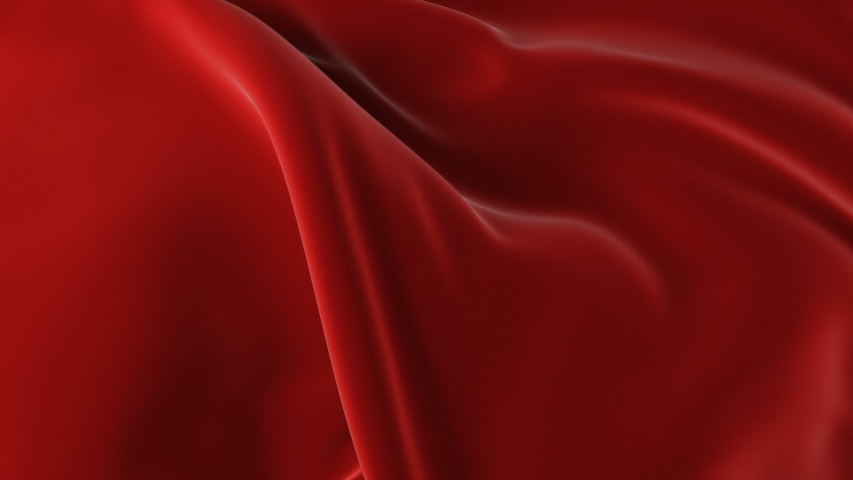 Red Waving Cloth Flying Away Opening Background. Abstract Wavy Silk Textile Transition 3d Animation.  Royalty-Free Stock Footage #1030899878