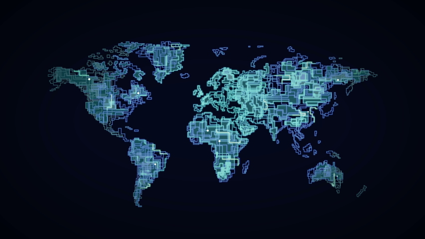 Digital atmosphere planetary map - sapjejm