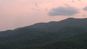 This video shows how hazy the Blue Ridge mountains are now since the ozone layer is diminishing.