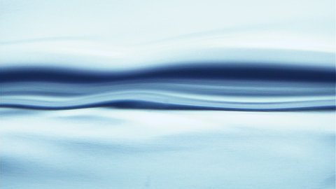 Water surface moving waves in slow motion, abstract background