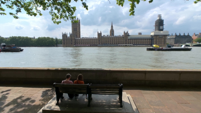 Westminster Abbey view time lapse