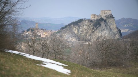 general view of the San Leo, Italy, Europe