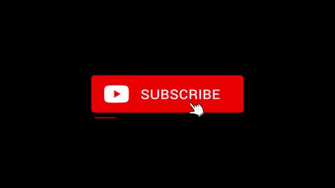 Animation of a Subscribe Button fo Youtube. The Background in this Video is Transparent and has a Alpha Channel.