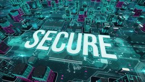 Secure digital technology hi-tech concept - Powered by Shutterstock - Get 15% off with code: PIKWIZARD15