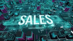 Sales digital technology hi-tech concept - Powered by Shutterstock - Get 15% off with code: PIKWIZARD15