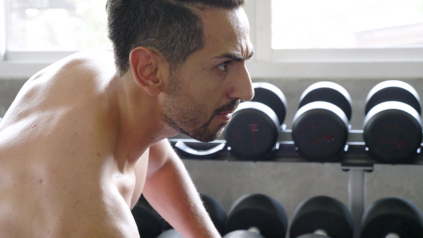 
Sexy men are fit by lifting the weights in the gym. He spent a lot of time exercising in order to make weight training. Lifting weight requires time to build strong muscles.