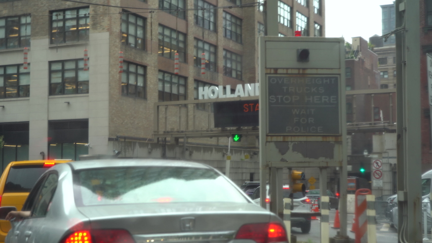 NYC Traffic, Rainy . .
