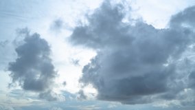 A time lapse of the large dark tone sunset as the massive sun sets into the horizon above the ocean, Sunset sky clouds. Sunset sky background. Sunset sky blue.at phuket Thailand - Powered by Shutterstock - Get 15% off with code: PIKWIZARD15