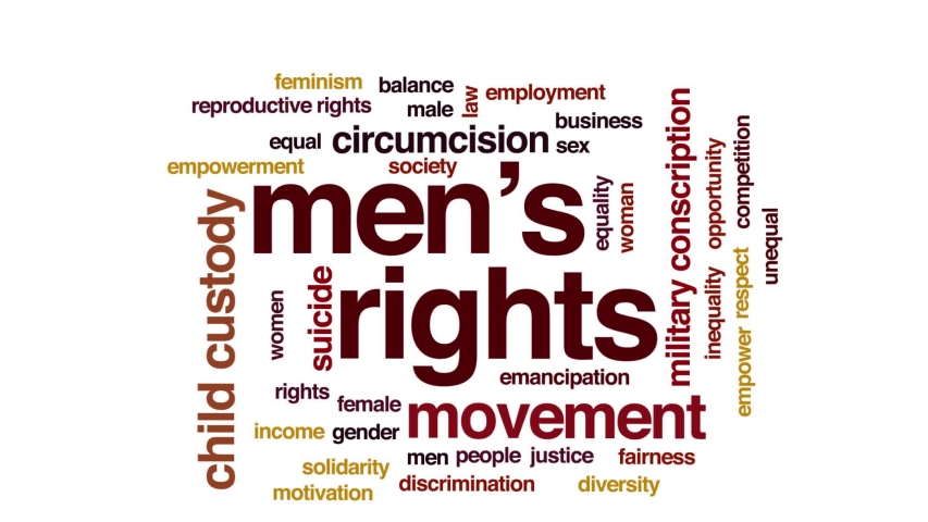 men's rights animated word cloud kinetic Stock Footage Video (100% ...
